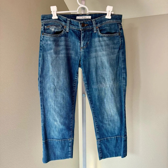 JOE'S JEANS SOCIALITE KICKER STRAIGHT CROPPED JEANS IN HARVEY WASH 28 - Picture 5 of 5